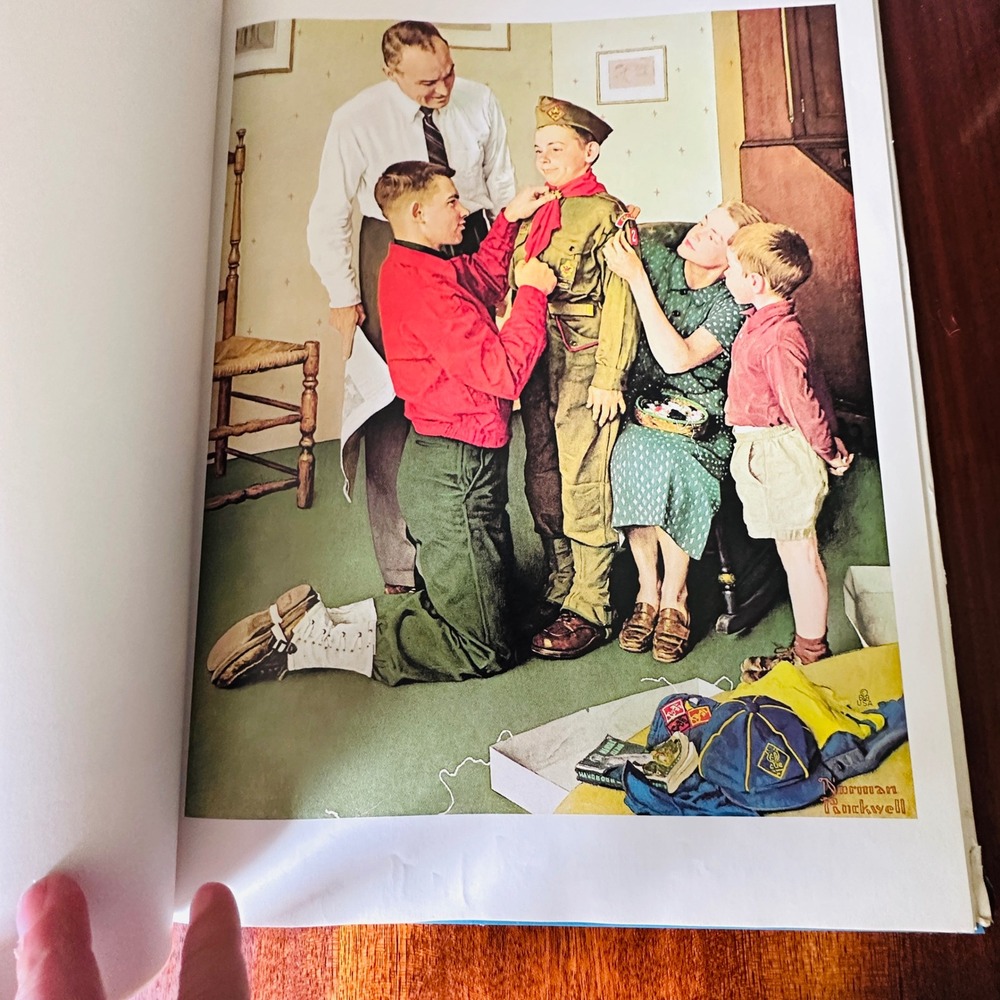 The Best of Norman Rockwell 40 Full Color Posters Art Book Michael Schau 1987 - Picture 7 of 11